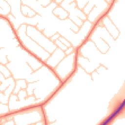 Daytime road noise heatmap for TS7 0BH