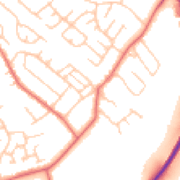 Daytime road noise heatmap for TS7 0BJ