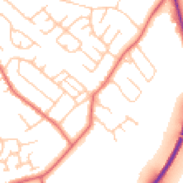 Daytime road noise heatmap for TS7 0BL