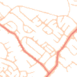 Daytime road noise heatmap for TS7 0BT