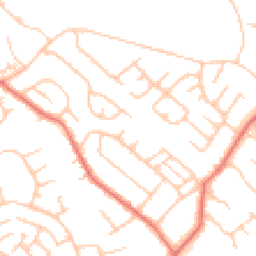 Daytime road noise heatmap for TS7 0BU