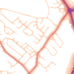 Daytime road noise heatmap for TS7 0HA
