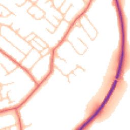 Daytime road noise heatmap for TS7 0RH
