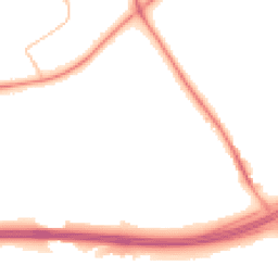 Night-time road noise heatmap for TS7 8RE