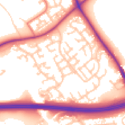 Daytime road noise heatmap for TS7 8RJ