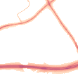 Night-time road noise heatmap for TS7 8RJ