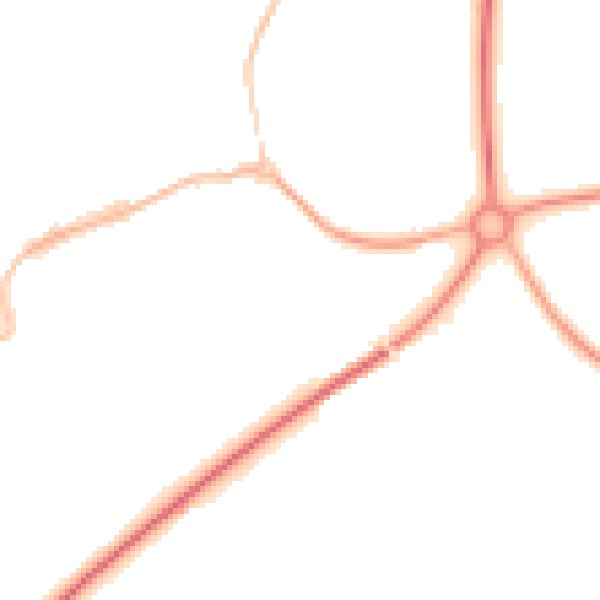Night-time road noise heatmap for TS9 5AP