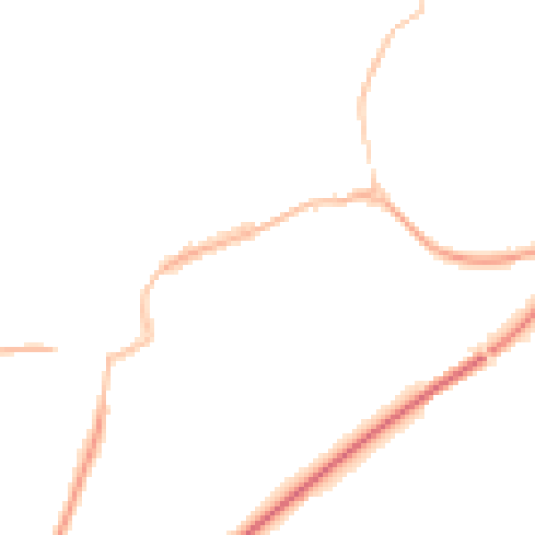 Night-time road noise heatmap for TS9 5AT