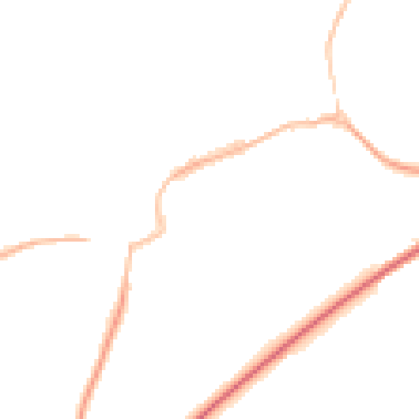 Night-time road noise heatmap for TS9 5BH