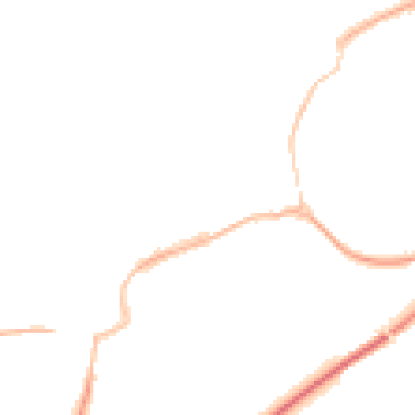 Night-time road noise heatmap for TS9 5DJ