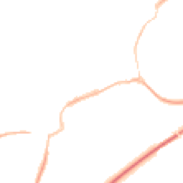 Night-time road noise heatmap for TS9 5DQ