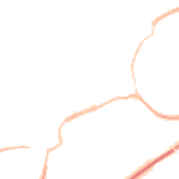 Night-time road noise heatmap for TS9 5GE