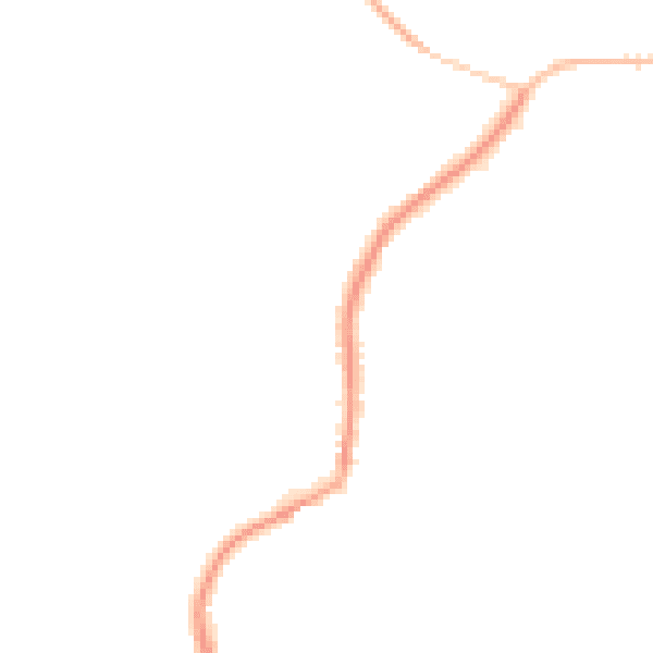 Night-time road noise heatmap for TS9 6BE