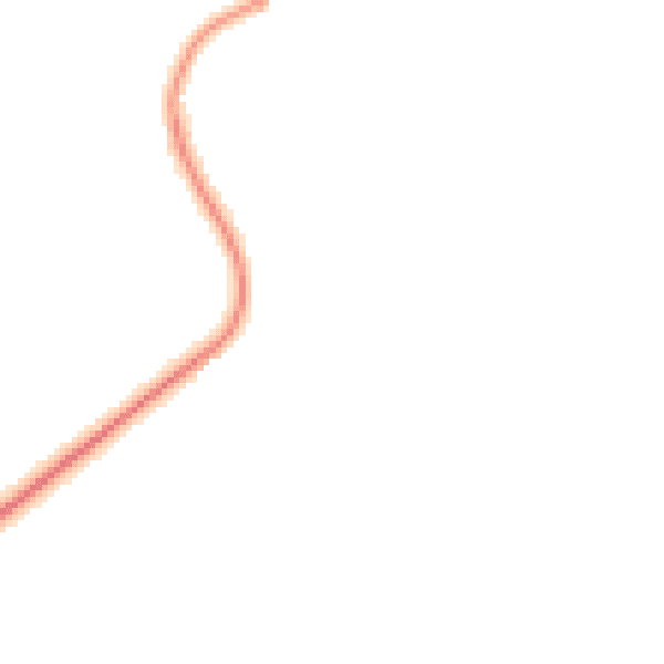 Night-time road noise heatmap for TS9 6LG