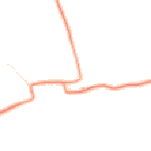 Daytime road noise heatmap for TS9 7AS