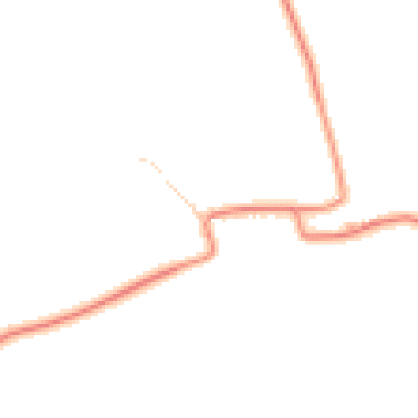 Daytime road noise heatmap for TS9 7AX