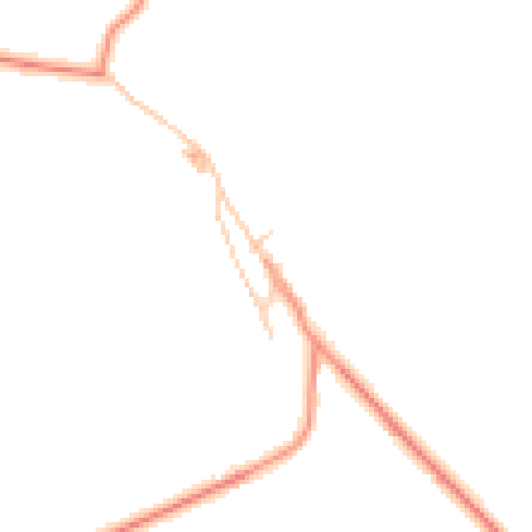 Daytime road noise heatmap for TS9 7BB