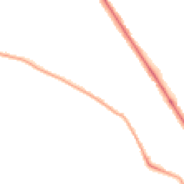 Night-time road noise heatmap for TW11 0DR