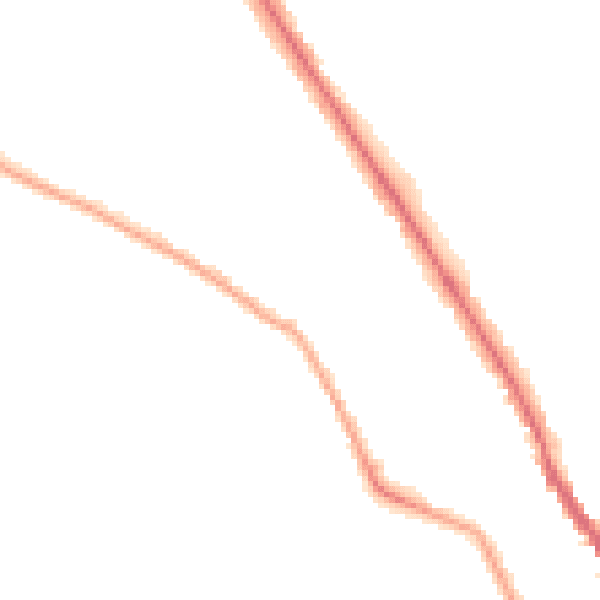 Night-time road noise heatmap for TW11 0EF