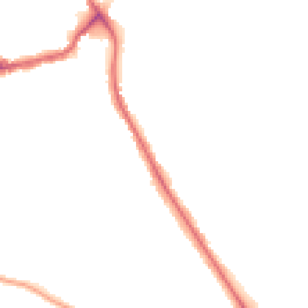Night-time road noise heatmap for TW11 9JP