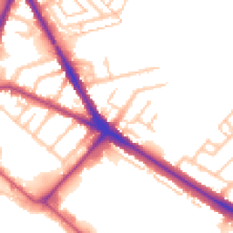 Daytime road noise heatmap for TW13 5DN
