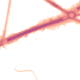 Night-time road noise heatmap for TW13 6NG