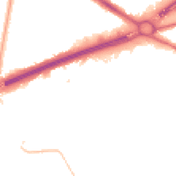 Night-time road noise heatmap for TW13 6NN