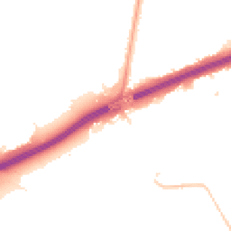 Night-time road noise heatmap for TW13 6SD