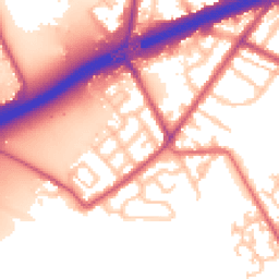 Daytime road noise heatmap for TW13 6TE