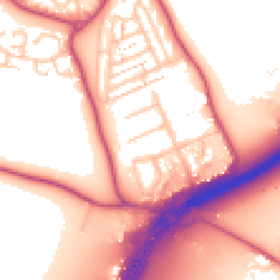 Daytime road noise heatmap for TW13 7PG
