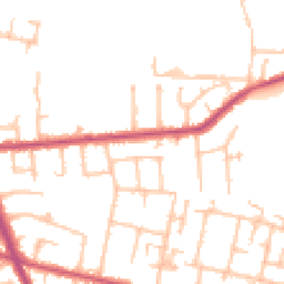 Daytime road noise heatmap for TW15 1AD