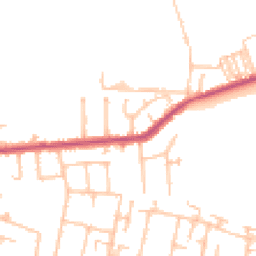 Daytime road noise heatmap for TW15 1BH