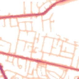 Daytime road noise heatmap for TW15 1ED