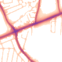 Daytime road noise heatmap for TW15 3AH