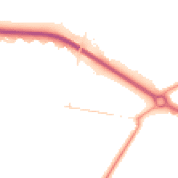 Night-time road noise heatmap for TW15 3NW