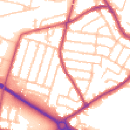 Daytime road noise heatmap for TW15 3QF