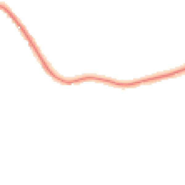 Night-time road noise heatmap for TW16 5AL