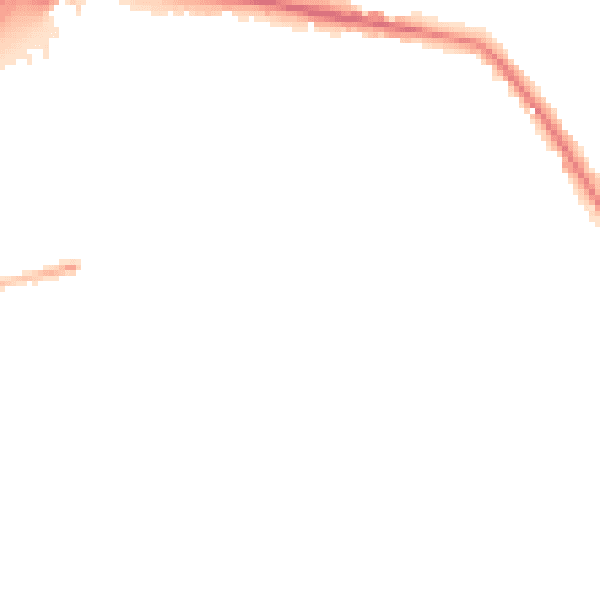 Night-time road noise heatmap for TW16 5BA