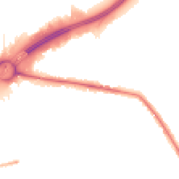 Night-time road noise heatmap for TW16 5DX