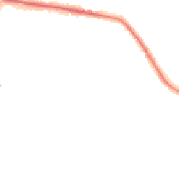 Night-time road noise heatmap for TW16 5EQ