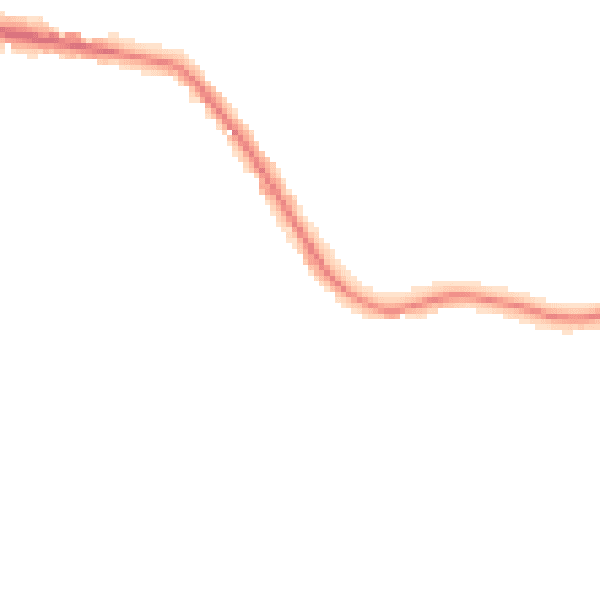 Night-time road noise heatmap for TW16 5JP