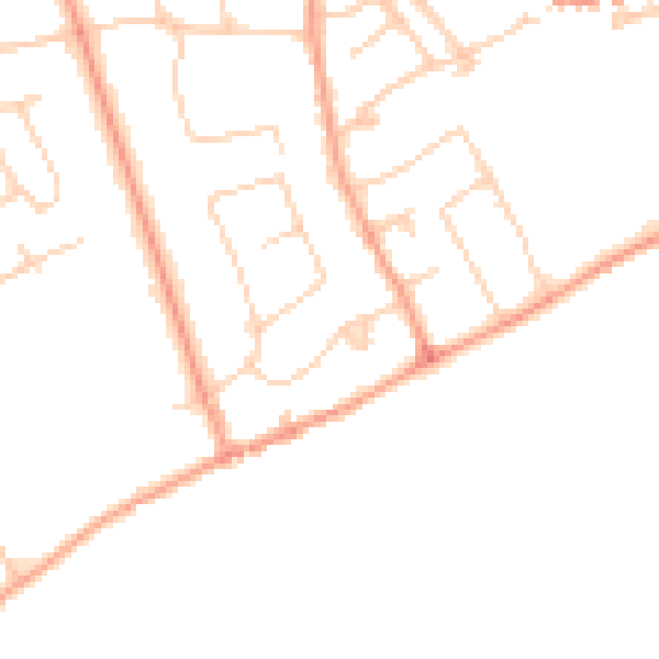 Daytime road noise heatmap for TW16 5LG