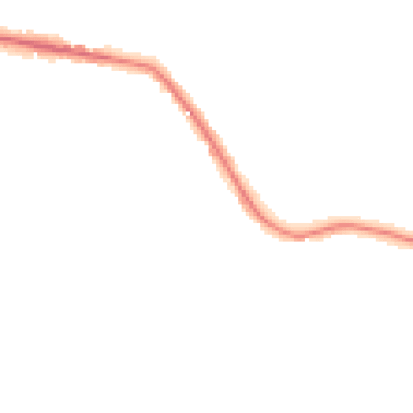 Night-time road noise heatmap for TW16 5LP