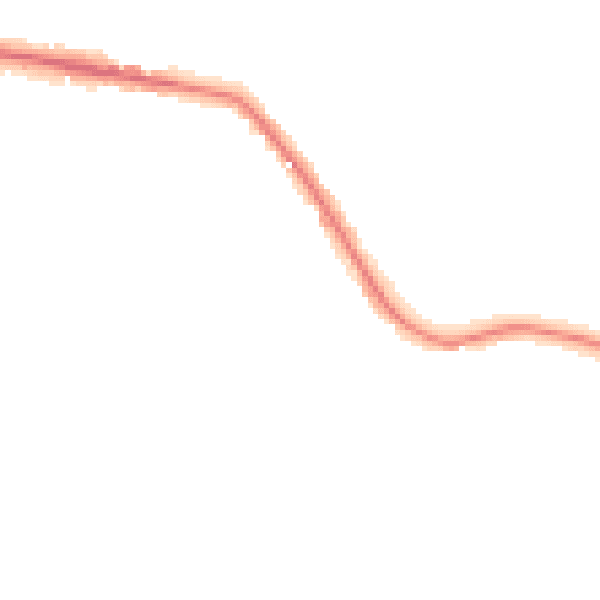 Night-time road noise heatmap for TW16 5LR