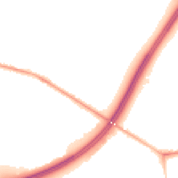 Night-time road noise heatmap for TW17 0AD