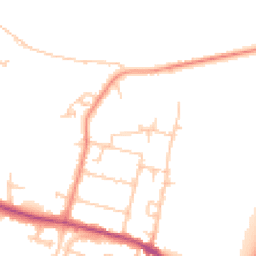 Daytime road noise heatmap for TW17 0EH