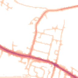 Daytime road noise heatmap for TW17 0EY