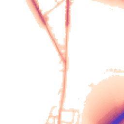 Daytime road noise heatmap for TW17 0SU