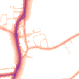 Daytime road noise heatmap for TW17 8QR