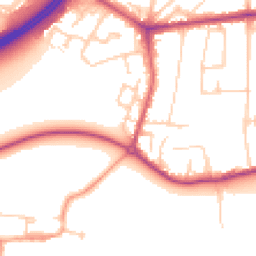 Daytime road noise heatmap for TW17 9BJ